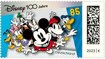 Diese Briefmarke wurde im März 2023 zu Ehren des 1923 gegründeten Disney Brothers Cartoon Studios herausgegeben.