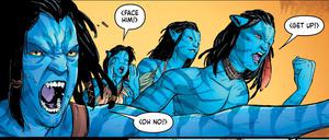Eine Szene aus dem „Avatar“-Comic.