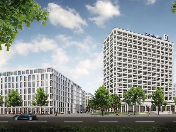 So stellt sich das Architektenbüro HPP Hentrich-Petschnigg &amp; Partner den fertigen Neubau vor. 