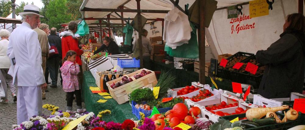 So schön sah es früher aus: Der Markt auf dem Karl-August-Platz im Jahre 2009.
