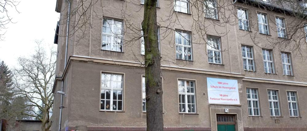 Die Grundschule im Hasengrund in Pankow.