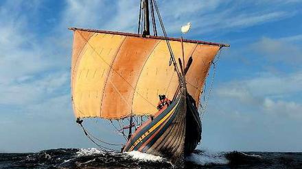 Der "Seehengst von Glendalough" ist der größte Nachbau eines seetüchtigen Wikingerschiffes aus dem Wikingerschiffmuseum Roskilde. 