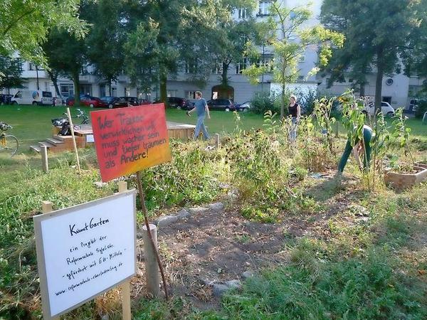 Ein Garten für den Kracauerplatz - so lautet das Ziel.