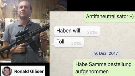 Der WhatsApp-Chat zwischen den AfD-Politikern Ronald Gläser und Stephan Wirtensohn.