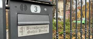 Das „Gotenhaus“: Die Burschenschaft Gothia hat ihren Sitz in einer Villa in Zehlendorf-Mitte.