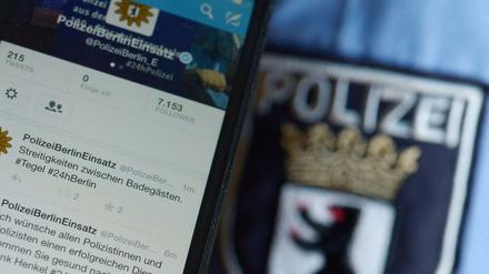 Unter dem Hashtag #24hPolizei twittert die Berliner Polizei alle ihre Einsätze.