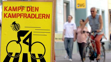 Kampf den Kampfradlern. Ihre steigende Zahl macht Berlins Autofahrern zunehmend zu schaffen.