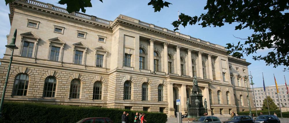 Abgeordnetenhaus von Berlin im ehemaligen Preussischen Landtag in der Niederkirchner Straße in Berlin-Mitte. 