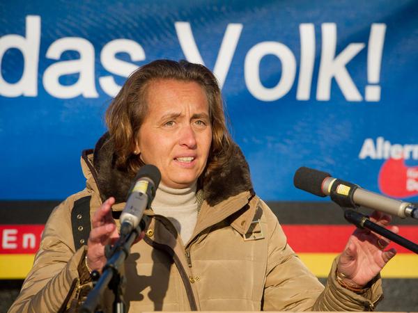 Neue Berlin-Chefin: die stellvertretende Bundesvorsitzende der Partei Alternative für Deutschland (AfD), Beatrix von Storch.