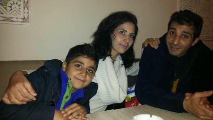 Glücklich. Ahmads Schwester Aula ist inzwischen mit ihrem Sohn Leith bei ihrem Ehemann Shadi in Wien angekommen.