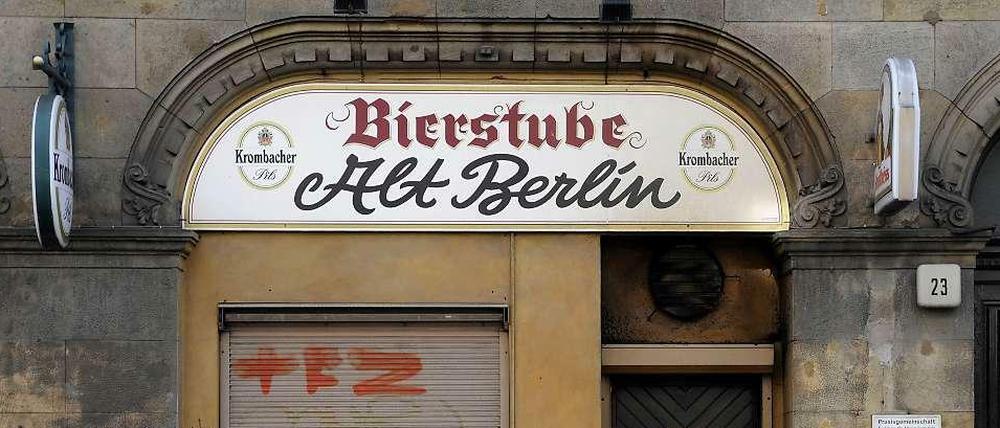 Das war’s. Die Bierstube „Alt-Berlin“ öffnete zum letzten Mal. 