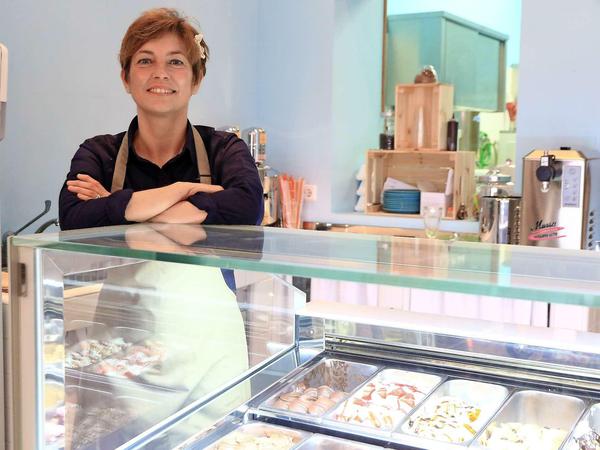 Liebt die klassischen italienischen Eissorten: Anna Luisa Manca von "Anna Durkes" in Kreuzberg.