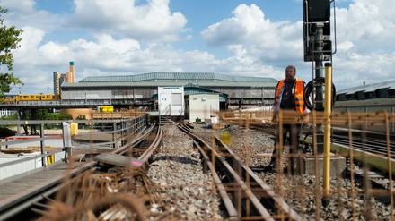 Bauarbeiten am Gleisdreieck: Die Sanierung bei der U-Bahn liegt im Zeitplan.