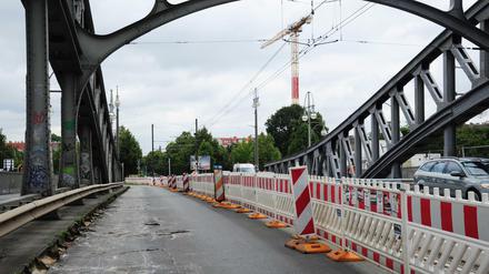 Die Bösebrücke zwischen Prenzlauer Berg und Wedding wird im kommenden Jahr fertig.