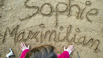 Maximilian und Sophie stehen weiter an der Spitze der beliebtesten Vornamen in Deutschland. 