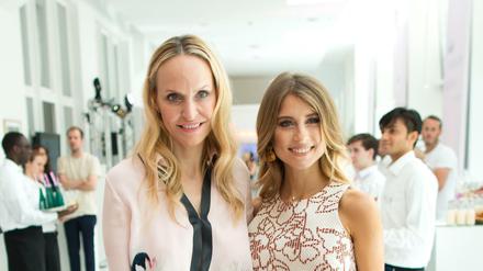 Gala-Chefredakteurin Anne Meyer-Minnemann (links) und Cathy Hummels beim Gala Fashion Brunch.