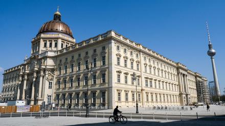 Die Fassade des Humboldtforums ist an drei Seiten des Gebäudes eine Rekonstruktion des historischen Stadtschlosses.