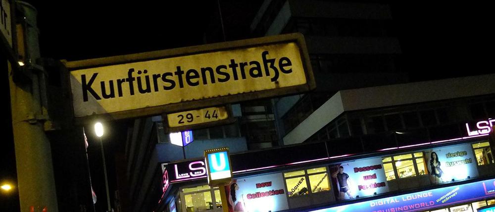 Seit Jahrzehnten gibt es Streit um den Strich, der Kurfürsten- Ecke Potsdamer Straße beginnt.