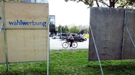Die nächsten sieben Wochen begleiten die Wahlplakate die Berliner wieder durch den Alltag.