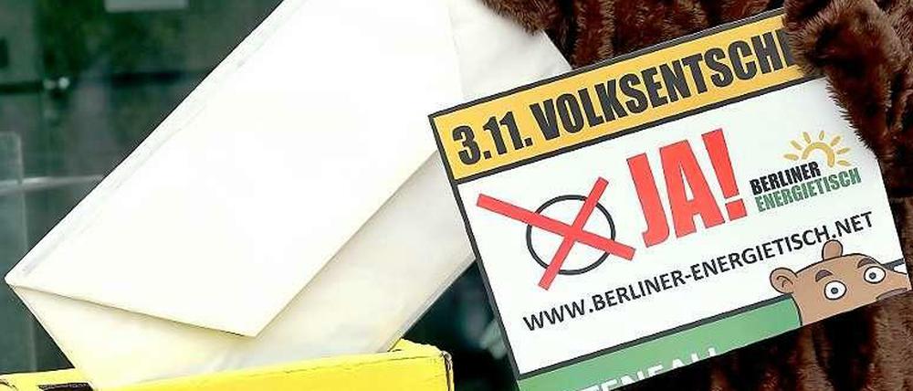 Der Berliner Energietisch hat seine Kampagne für den Volksentscheid am 3. November gestartet.