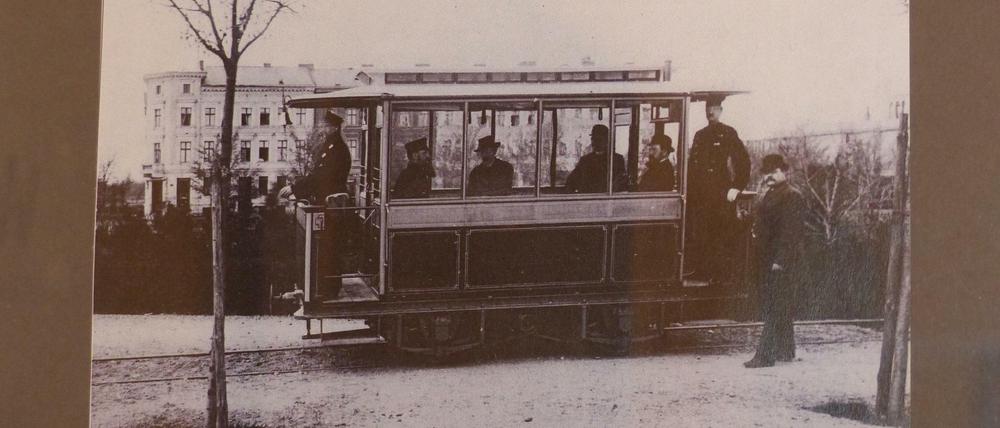 Die erste elektrische Straßenbahn fuhr durch Lichterfelde