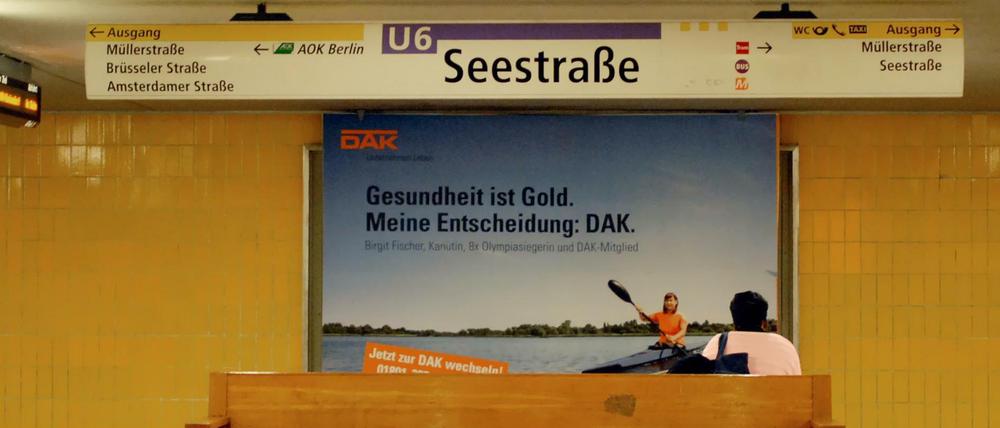 Behinderungen im Norden. Die Weichen am U-Bahnhof Seestraße werden erneuert. 