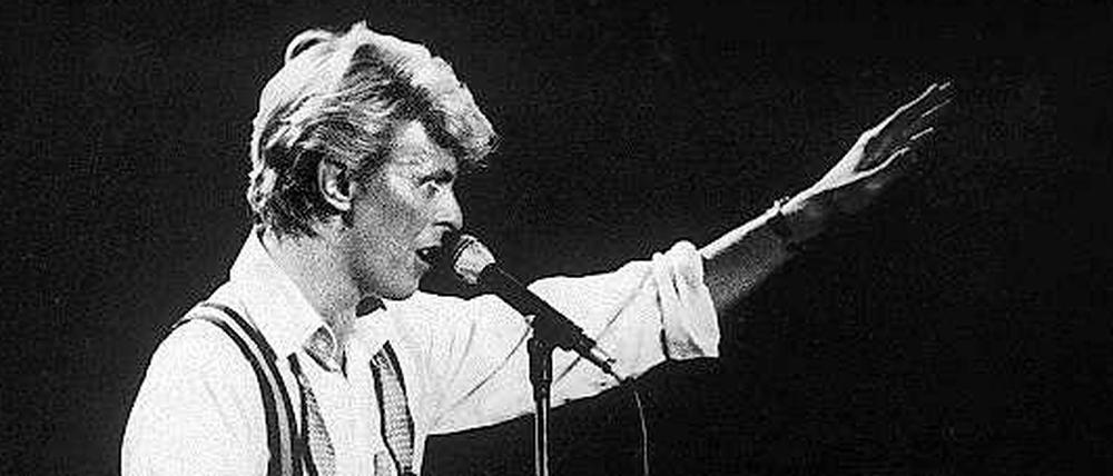 David Bowie bei einem Konzert im Jahr 1983 in Brüssel.