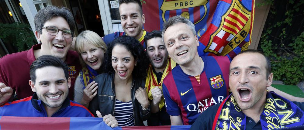Ihre Farben sind ihr Stolz: Der FC Barcelona hat sogar einen eigenen Fanklub in Berlin.