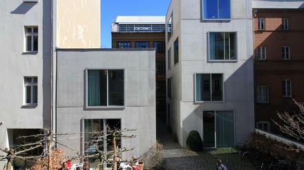 Büro von David Chipperfield, ein Ensemble aus Alt- und Neubau in der Joachimstraße 11 in Berlin-Mitte.