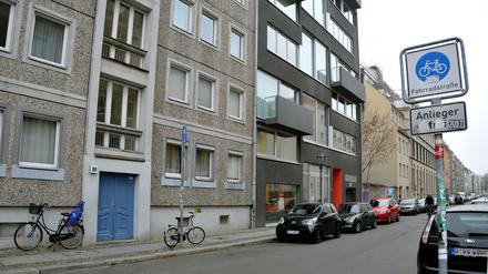 Die Linienstraße in Berlin-Mitte ist seit zehn Jahren Fahrradstraße.