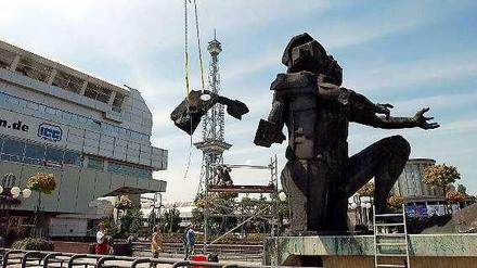 Vor neun Jahren wurde die Skulptur „Ecbatane“ vor dem ICC demontiert. 