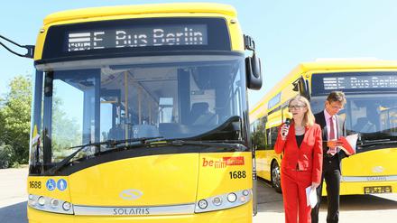 Elektrobusse sollen Berlin sauberer machen. 