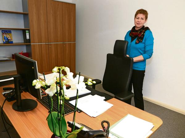 Das Büro von Elke Breitenbach, Senatorin für Integration, Arbeit und Soziales, ist noch weitestgehend leer. 