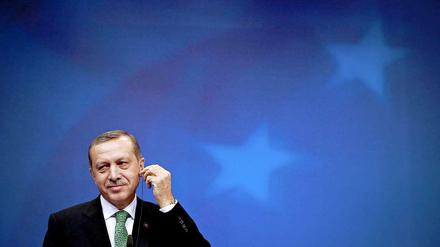 Kommt zu besuch nach Berlin. Der türkische Ministerpräsident Recep Tayip Erdogan.