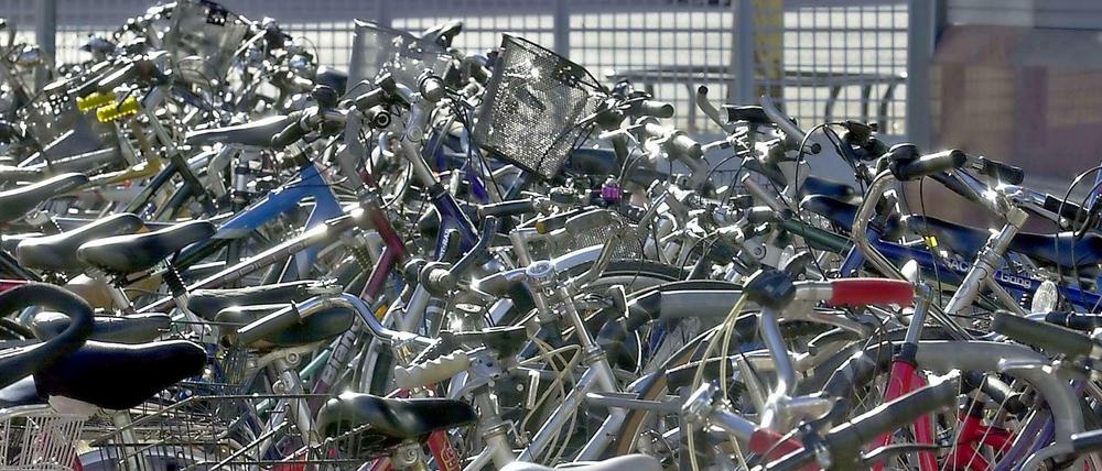 Täglich werden in Berlin etwa 70 Fahrräder geklaut.