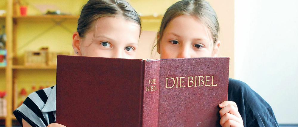 Religionsunterricht wird auf in Berlin wieder stärker nachgefragt.