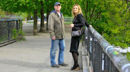 Mission unmöglich? Frank Scheermesser und Sibylle Schmidt wollen Friedrichshain-Kreuzberg für die AfD begeistern.