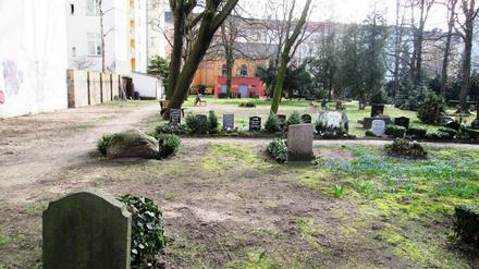Der Georgen-Parochial-Friedhof an der Boxhagener Straße.