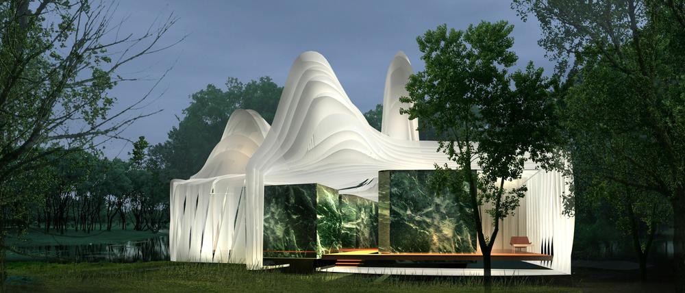 Pavillons in der Natur, Wohnen im Grünen. Die Architekten des Büros Graft haben die unterschiedlichsten Visionen.