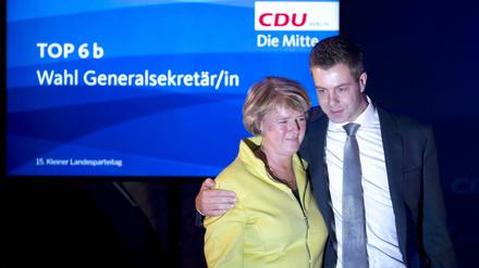 Monika Grütters brachte ihren neuen Generalsekretär, Stefan Evers, nicht durch den ersten Wahlgang.