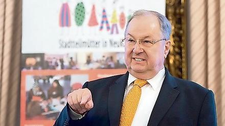 Um direkte Worte nie verlegen: der Ex-Bürgermeister von Berlin-Neukölln, Heinz Buschkowsky (SPD).