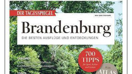 Das Magazin Brandenburg mit Atlas zum Herausnehmen ist beim Zeitungshändler und im Tagesspiegel-Shop erhältlich.