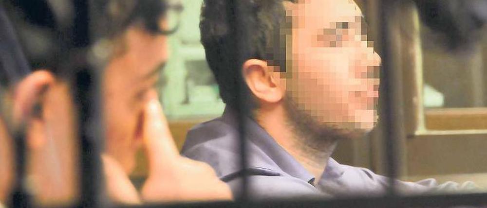 Die Angeklagten Ahmad El A. und Mustafa U. im Gerichtssaal. Foto: Davids