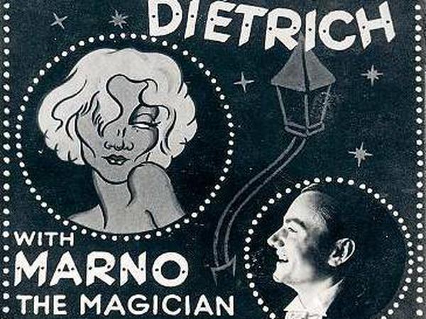 Bereits 1946 soll die Dietrich im Titania-Palast vor US-Soldaten aufgetreten sein, woran dieses alte Plakat erinnert. 