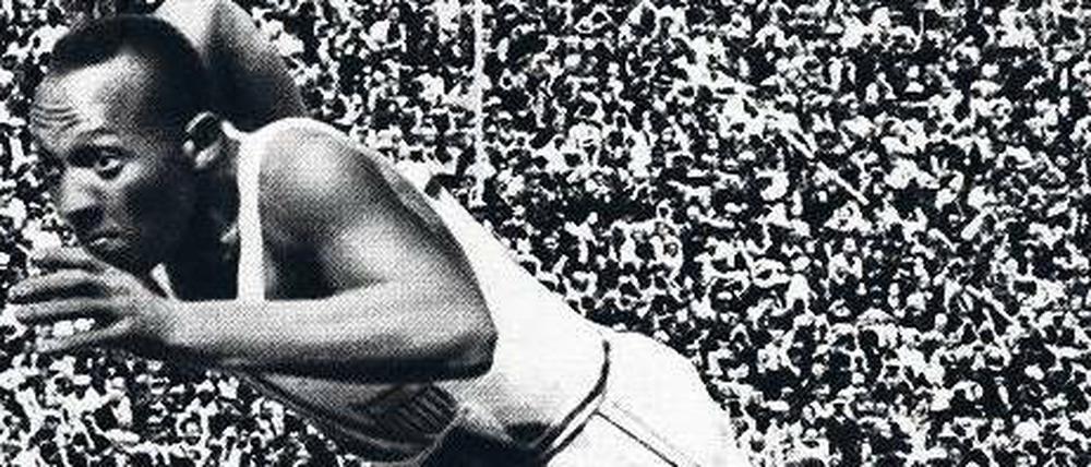Auch über die Distanz von 200 Metern war Jesse Owens bei den Olympischen Spielen 1936 in Berlin unschlagbar.