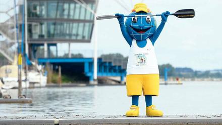 Dürfen wir vorstellen? Betzi, das Maskottchen der Kanu-Europameisterschaft 2014 in Brandenburg/Havel. Auf dem dortigen Beetzsee könnten auch Wassersportwettbewerbe der Olympischen Spiele ausgetragen werden. 