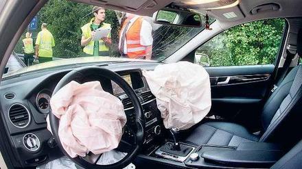 Airbags retten Leben: Zwei frontale und zwei seitliche sind heute in den meisten Autos Standard.