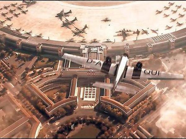 Der Flughafen Tempelhof taucht in der Vorgeschichte der Spiele auf. 1934 gab es diesen Flughafen aber noch gar nicht