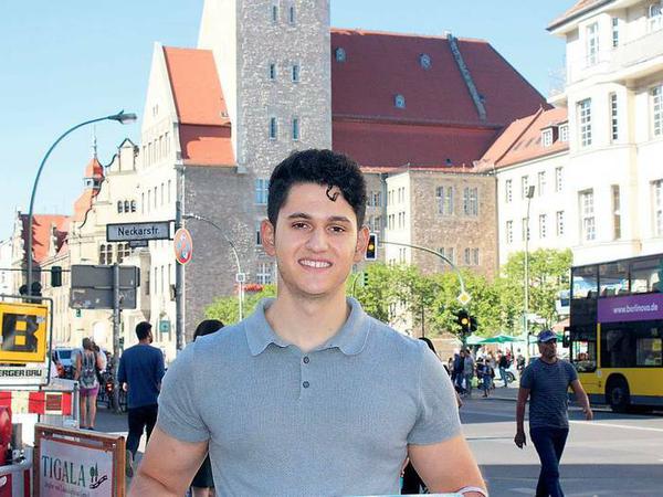 Onur Bayar (19) aus Neukölln kandidiert bei den Wahlen am Sonntag für die CDU.
