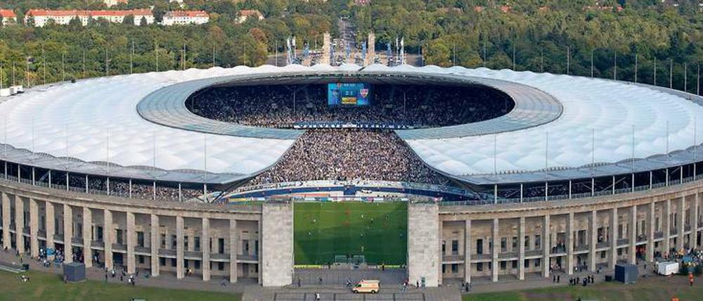 Hertha BCS sind mit ihrem alten Olympiastadion nicht mehr zufrieden - es ist zu groß.